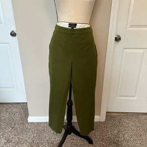 J.Crew Martie Olive Green Pants Size 8